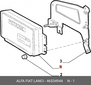 Блок управления, управление двигателем 46534944 ALFA FIAT LANCIA
