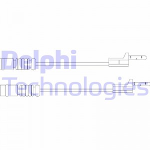 Сигнализатор, износ тормозных колодок LZ0115 DELPHI
