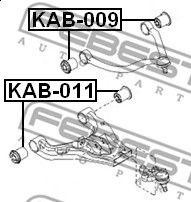 Сайлентблок KAB-009 FEBEST