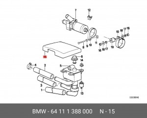 Щиток 64 11 1 388 000 BMW