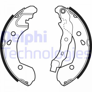 Комплект тормозных колодок LS1965 DELPHI