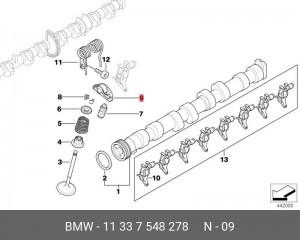 Коромысло - рокер клапана 11 33 7 548 278 BMW