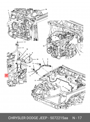 Комплект тормозных колодок, диско 5072 215AA CHRYSLER