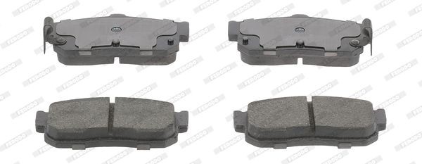 Комплект тормозных колодок, диско FDB1104 FERODO