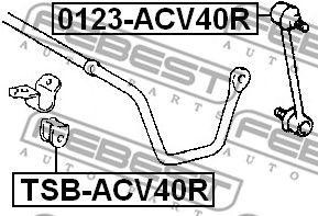 Стойка стабилизатора 0123-ACV40R FEBEST
