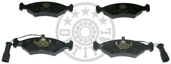 Комплект тормозных колодок, диско 9607 OPTIMAL