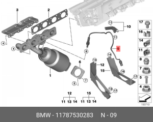 Лямбда-зонд 11787530283 BMW