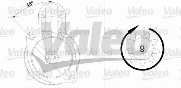 Стартер 455681 VALEO PHC