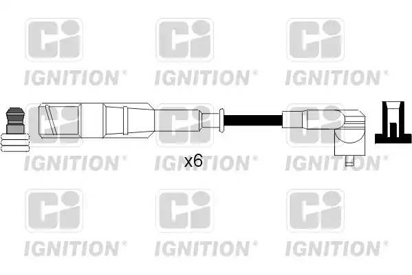Ккомплект проводов зажигания XC1088 QUINTON HAZELL