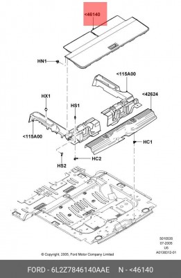Деталь 6L2Z-7846140-AAE FORD