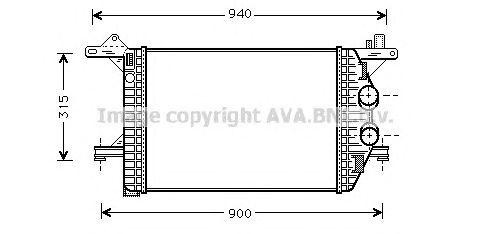 Интеркулер ME4172 AVA