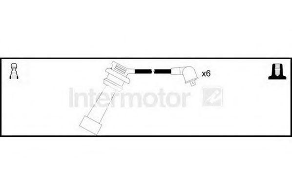 Ккомплект проводов зажигания 73392 STANDARD