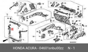 Деталь 04601SNBU00ZZ HONDA