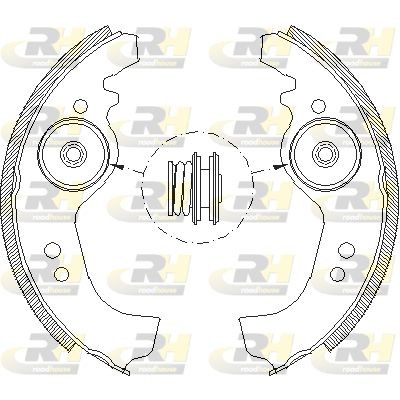Комплект тормозных колодок 425801 ROADHOUSE