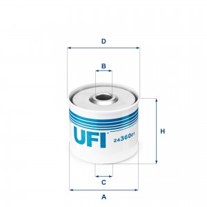 Топливный фильтр 24.360.01 UFI