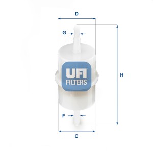 Топливный фильтр 31.001.00 UFI