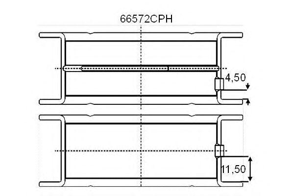 Подшипник 66572CPH GLYCO