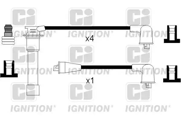 Ккомплект проводов зажигания XC1027 QUINTON HAZELL
