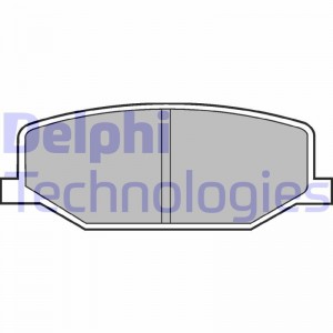 Комплект тормозных колодок, диско LP527 DELPHI