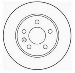 Тормозной диск 562054B BENDIX JURID