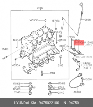 Датчик давления масла 9475022100 HYUNDAI KIA