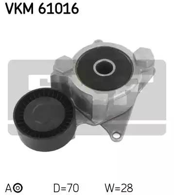 Натяжной ролик, поликлиновой  ремень VKM61016 SKF