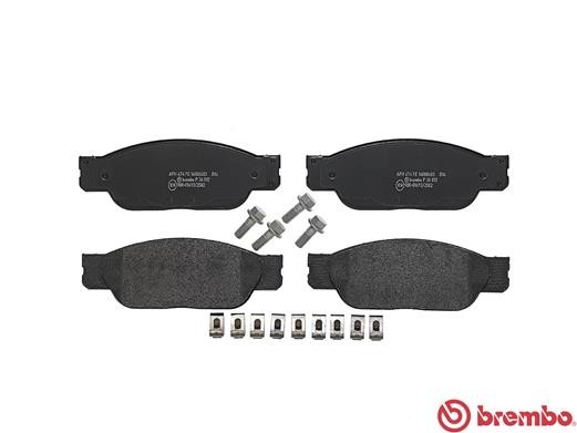 Комплект тормозных колодок, диско P36012 BREMBO