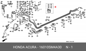 Топливный фильтр 16010SM4A30 HONDA