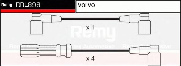 Ккомплект проводов зажигания DRL898 DELCO REMY