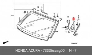 Деталь 73336SAAG00 HONDA