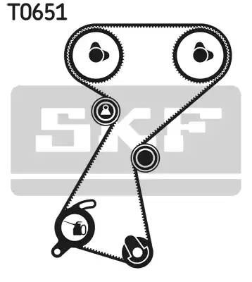 Комплект ремня ГРМ VKMA 06122 SKF