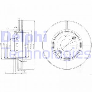 Тормозной диск BG3800 DELPHI