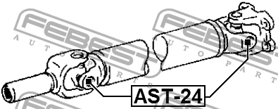 Крестовина карданного вала AST-24 FEBEST