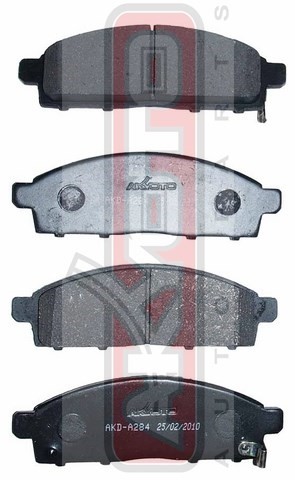 Колодки тормозные дисковые AKD-A284 AKYOTO