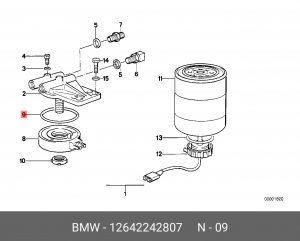 Прокладка 12 64 2 242 807 BMW