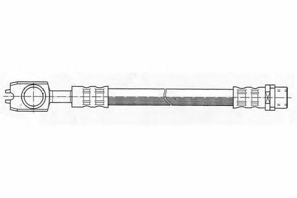 Тормозной шланг FHY2458 FERODO