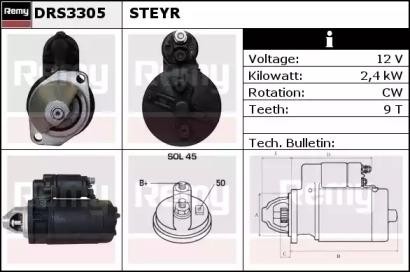 Стартер DRS3305 DELCO REMY