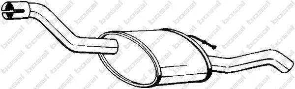 Глушитель выхлопных газов конечный 154-333 BOSAL