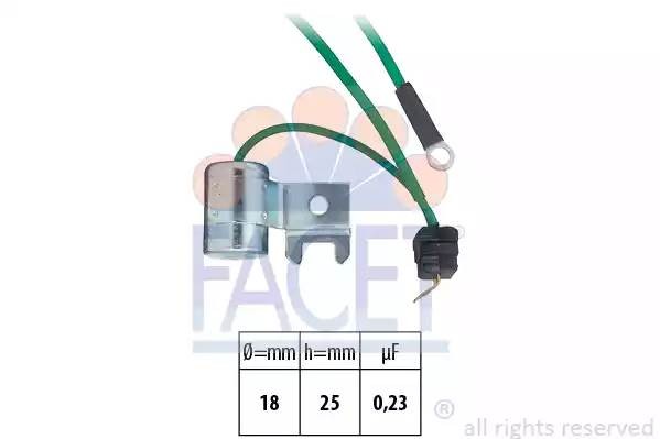 Конденсатор, система зажигания 0017974 FACET