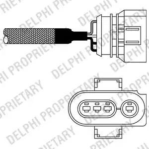 Лямбда-зонд ES10967-12B1 DELPHI