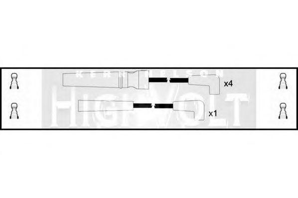 Ккомплект проводов зажигания OEF007 STANDARD