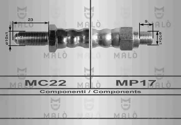 Тормозной шланг 8342 MALO
