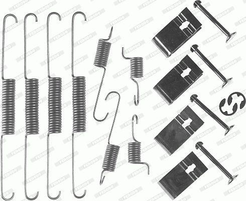 Комплектующие, тормозная колодка FBA37 FERODO