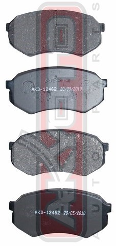 Колодки тормозные дисковые AKD-12462 AKYOTO