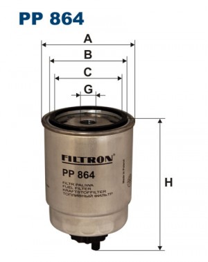 Фильтр топливный PP864 FILTRON