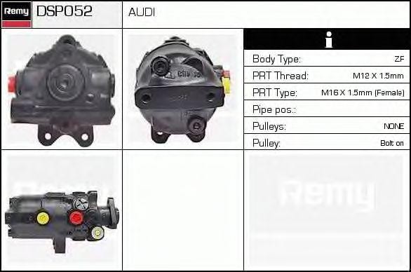 Гидравлический насос, рулевое управление DSP052 DELCO REMY