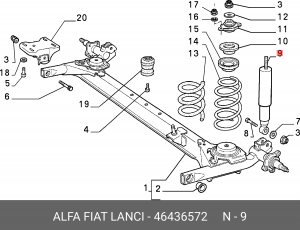 Деталь 46436572 ALFA FIAT LANCIA