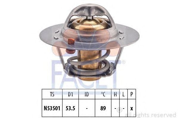 Термостат, охлаждающая жидкость 7.8416S FACET