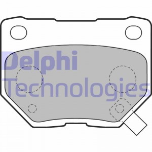 Комплект тормозных колодок, диско LP1780 DELPHI