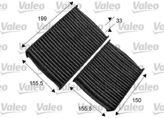 Фильтр, воздух во внутренном пространстве 715557 VALEO PHC